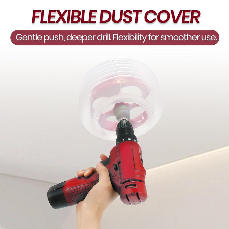 Nexigins 6-Inch Hole Saw for Recessed Lights and Can Lights - Bi-Metal 6in Hole Saw with Dust Bowl for 95% Dust Colletcion - Drill Hole Cutter Kit for Wood, Ceiling, Plastic and Metal - Image 2